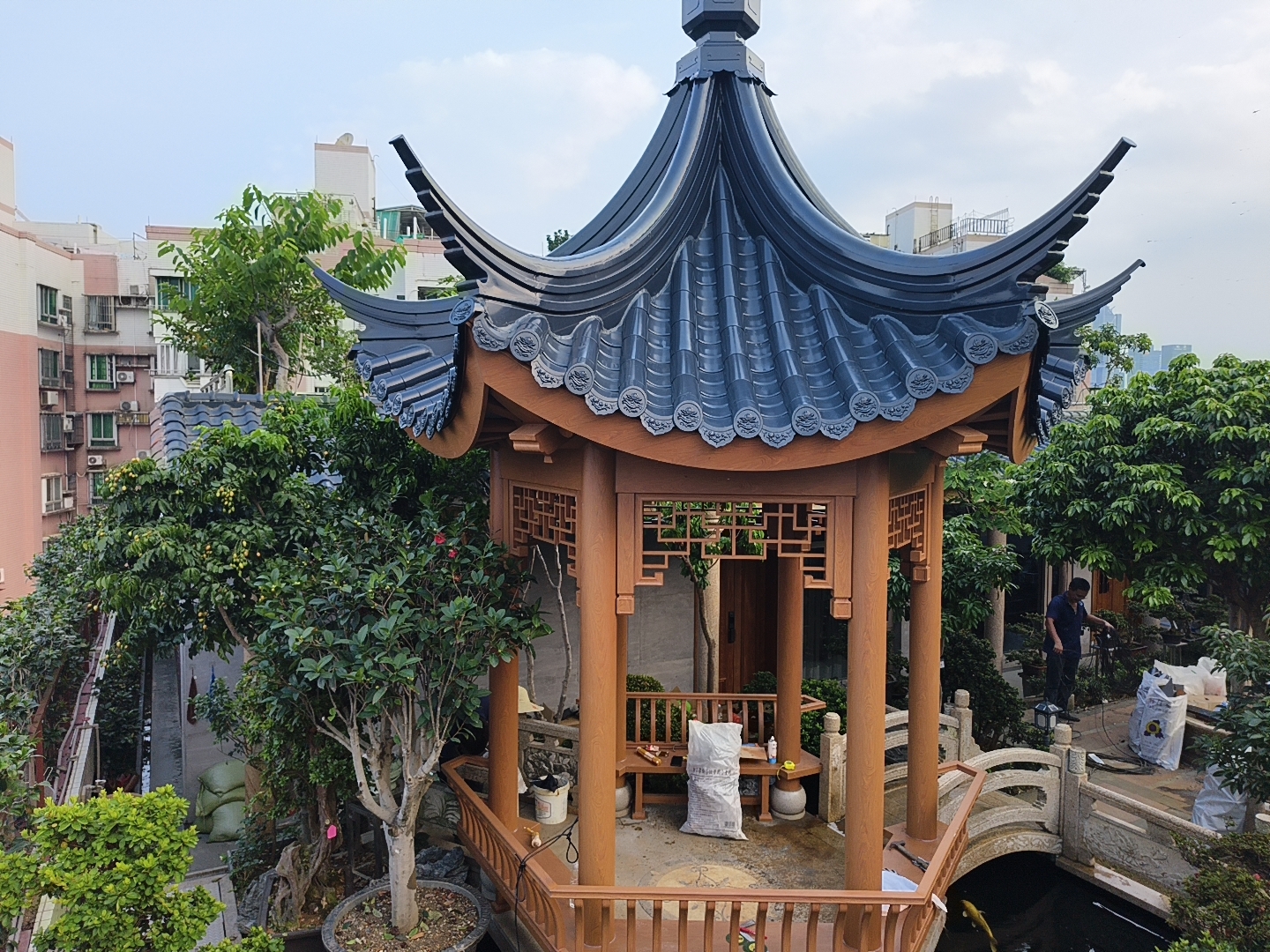 苏式六角亭｜全铝合金结构配仿古铝瓦 藏韵江南，久立如初