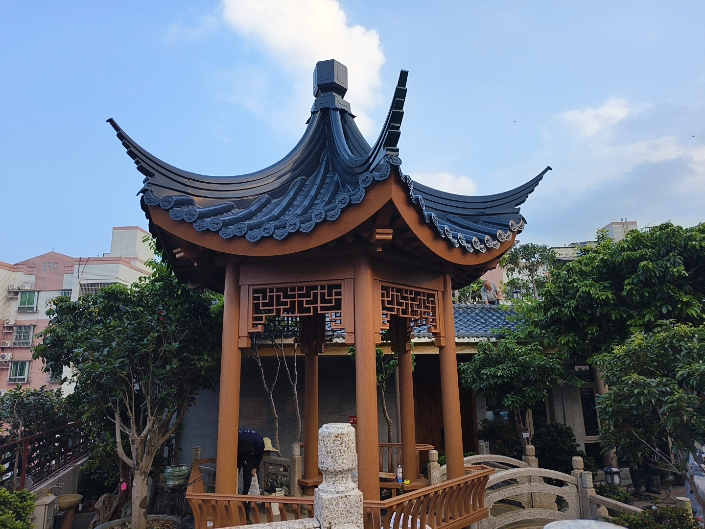苏式六角亭｜全铝合金结构配仿古铝瓦 藏韵江南，久立如初